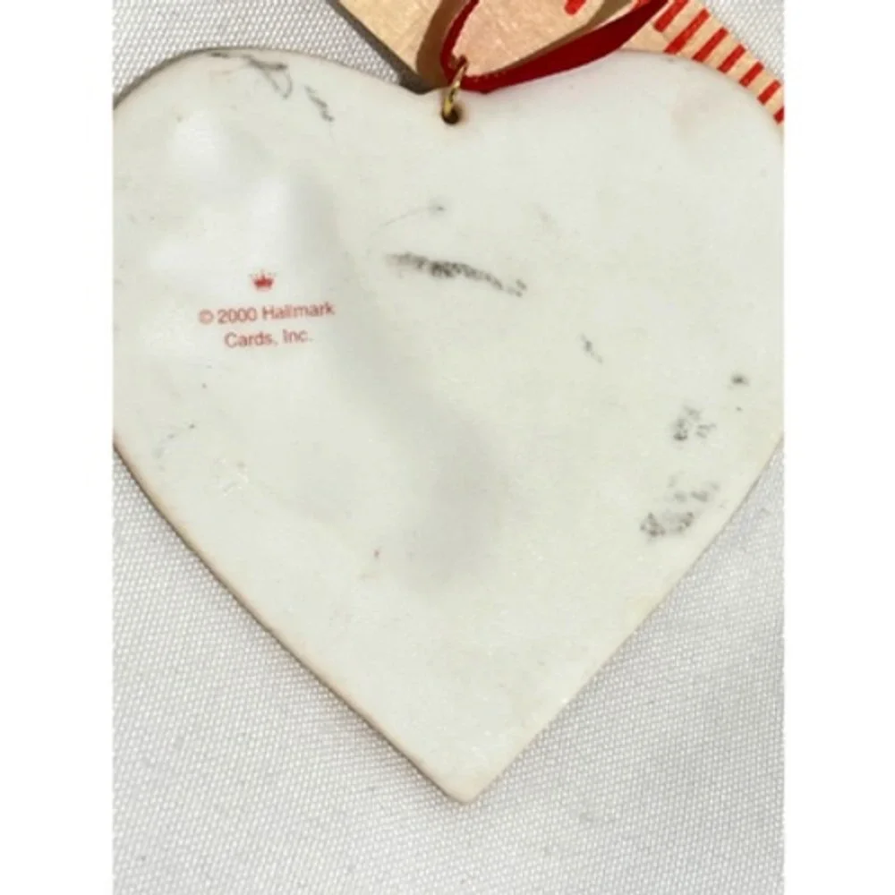 Hallmark Keepsake Heart‎ Ornament Sisters and Joy go together Holiday porcelain